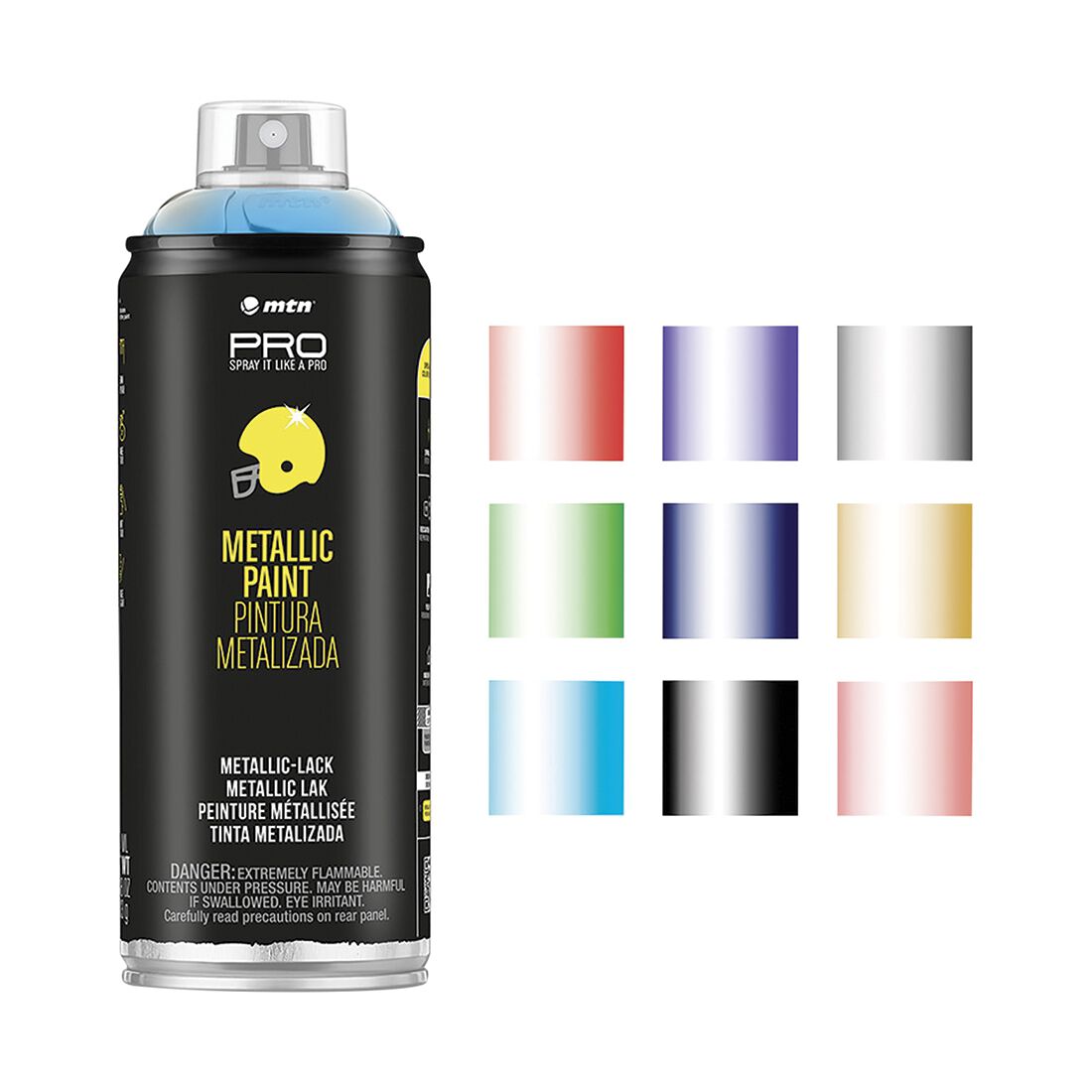 MTN Pro Metallic Blue Spray Paint 400mL, , scaau_hi-res