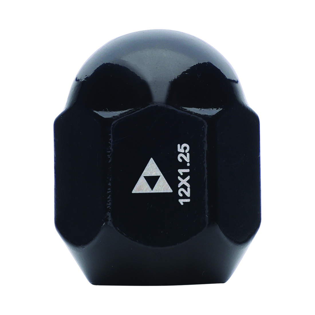 Tridon Wheel Nuts M12x1.25. Tapered Seat. 21mm Hex. Black Finish, , scaau_hi-res