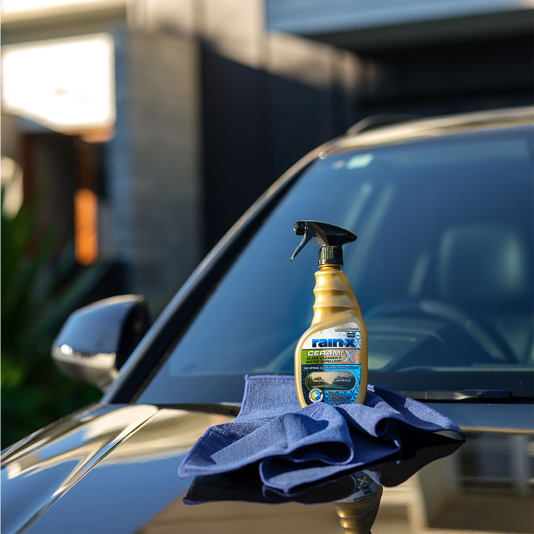 Rain-X Pro Cerami-X Glass Cleaner and Water Repellent 473mL, , scaau_hi-res
