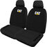Caterpillar Neoprene Seat Covers Black Adjustable Headrests Size 30 Front Pair Airbag Compatible, , scaau_hi-res