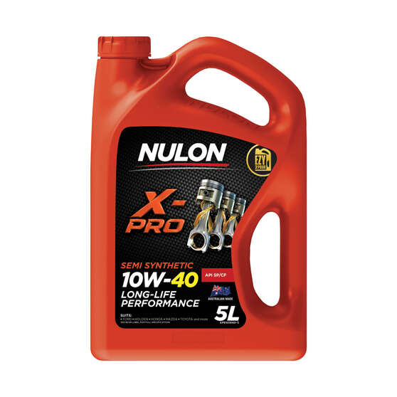 Nulon Semi Synthetic X-Pro 10W-40 Long Life Performance 5 Litre, , scaau_hi-res