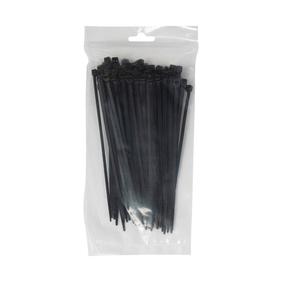 SCA Cable Ties 4.8mm X 200mm, Pack of 100, Black, , scaau_hi-res