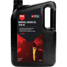 SCA Mineral Engine Oil 15W-40 5 Litre, , scaau_hi-res