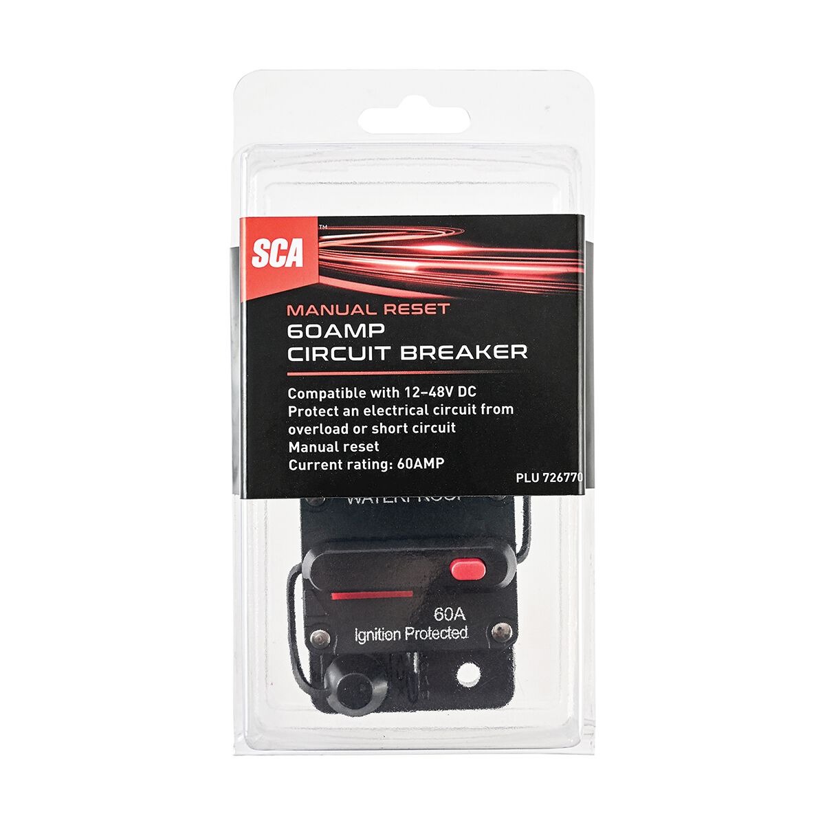 SCA Circuit Breaker - Manual Reset - 60 Amp, , scaau_hi-res