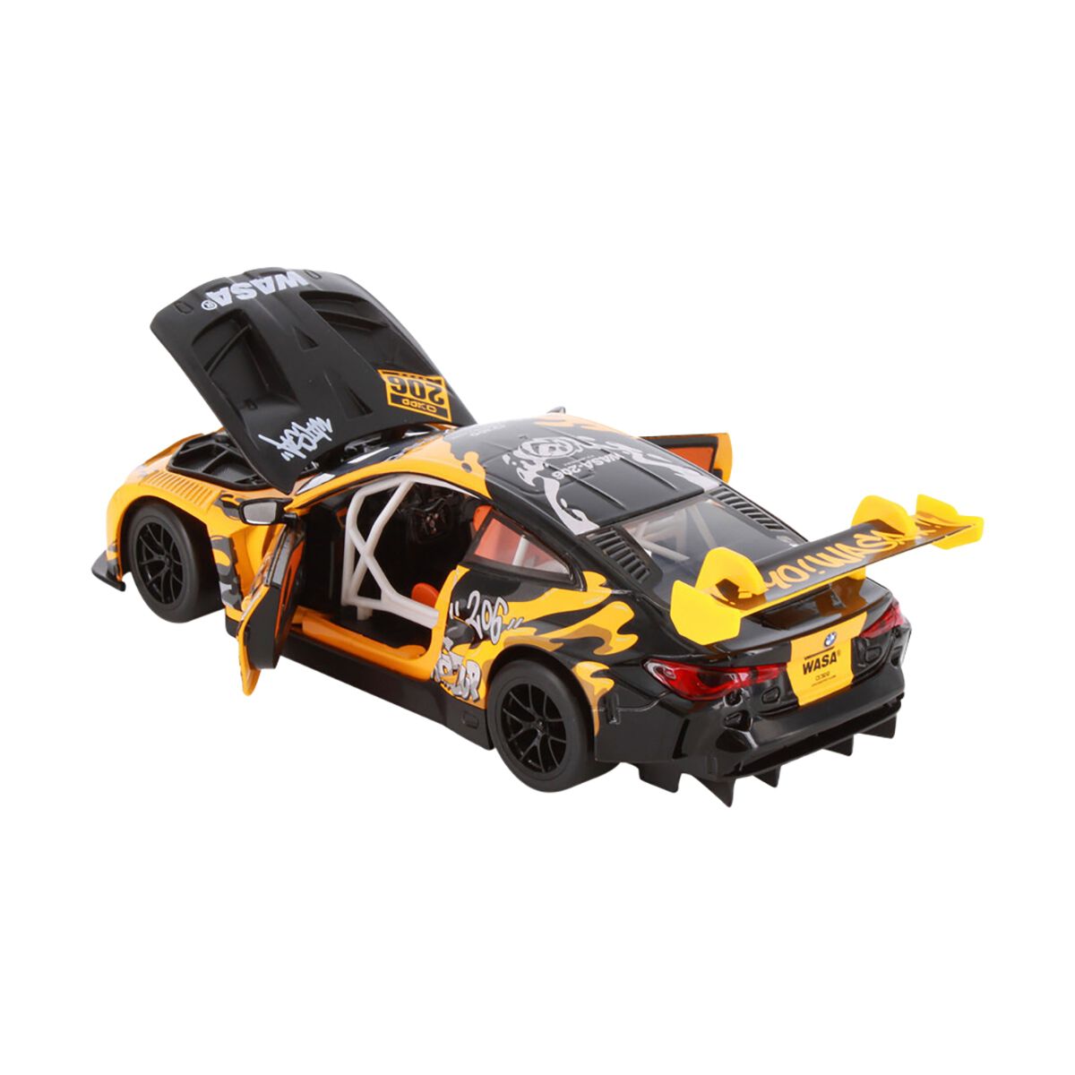 Die Cast WASA 1:24 BMW M4 GT3 - Yellow, , scaau_hi-res