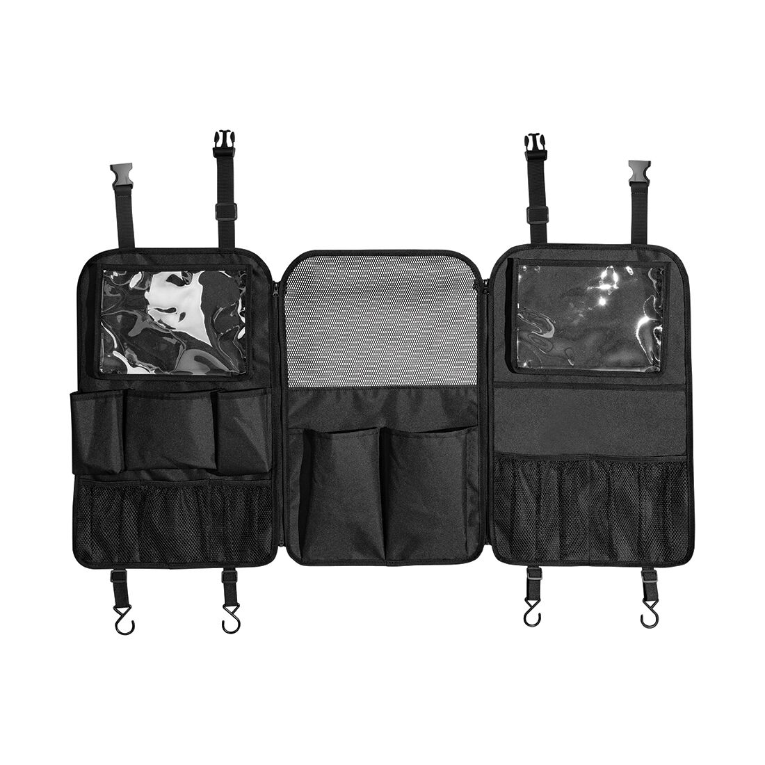 Cabin Crew Kids Repreve Triple Backseat Organiser, , scaau_hi-res