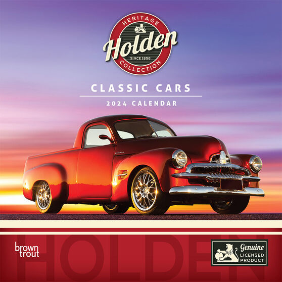 Classic Holden Cars 2024 Calendar Square, , scaau_hi-res