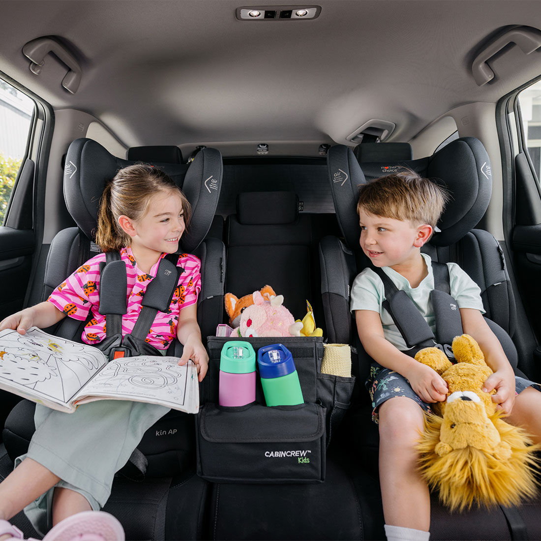 Cabin Crew Kids Backseat Organiser Black, , scaau_hi-res