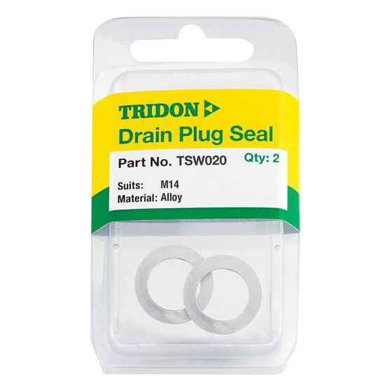 Tridon Oil Drain Plug Washer Pair TSW020, , scaau_hi-res