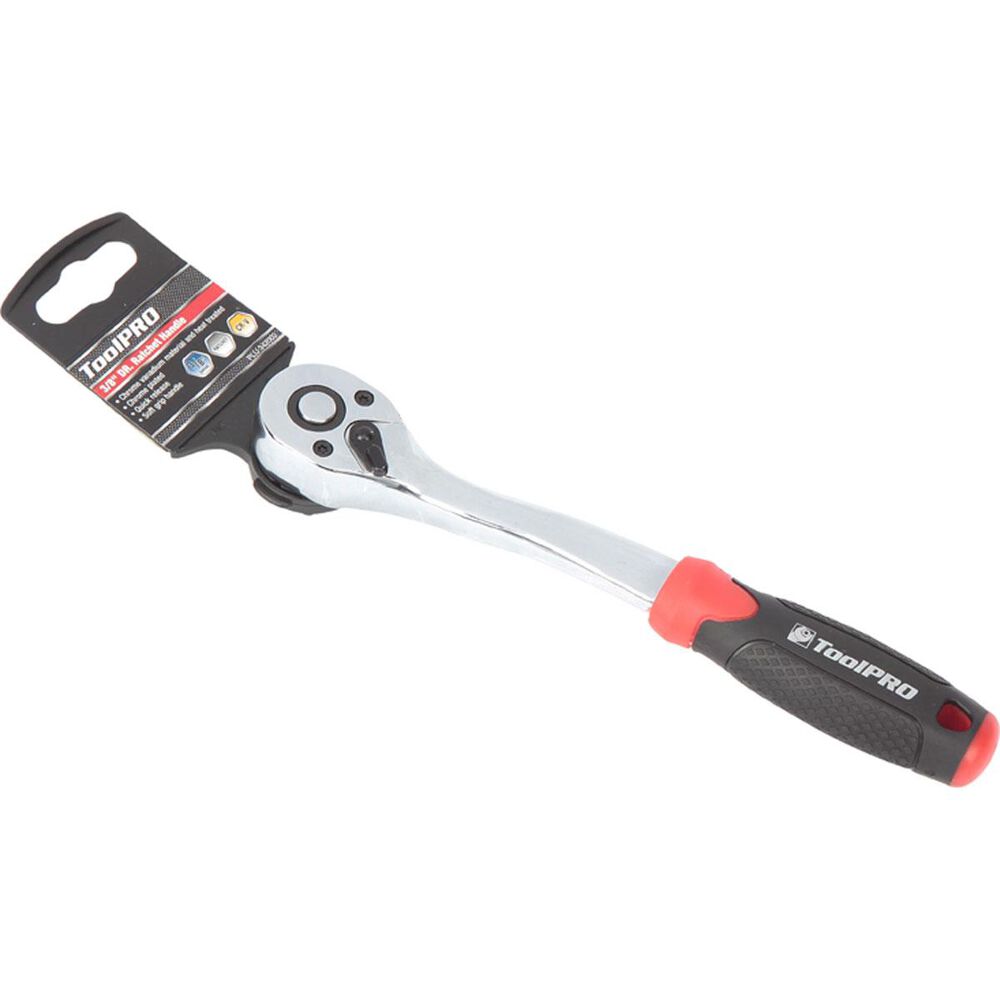 ToolPRO Ratchet Handle 3/8" Drive Soft Grip Supercheap Auto