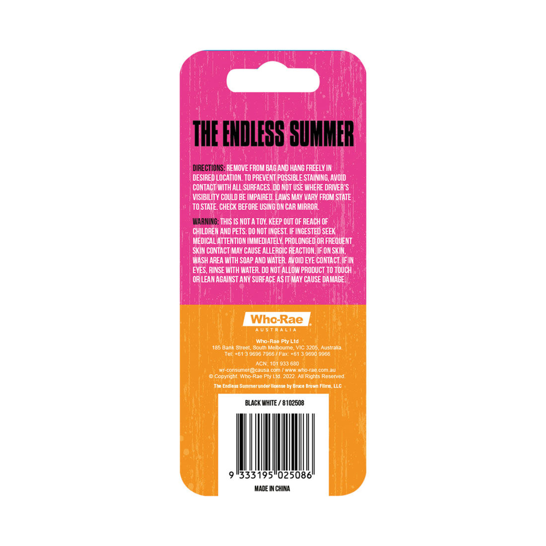 Endless Summer Air Freshener Coconut, , scaau_hi-res