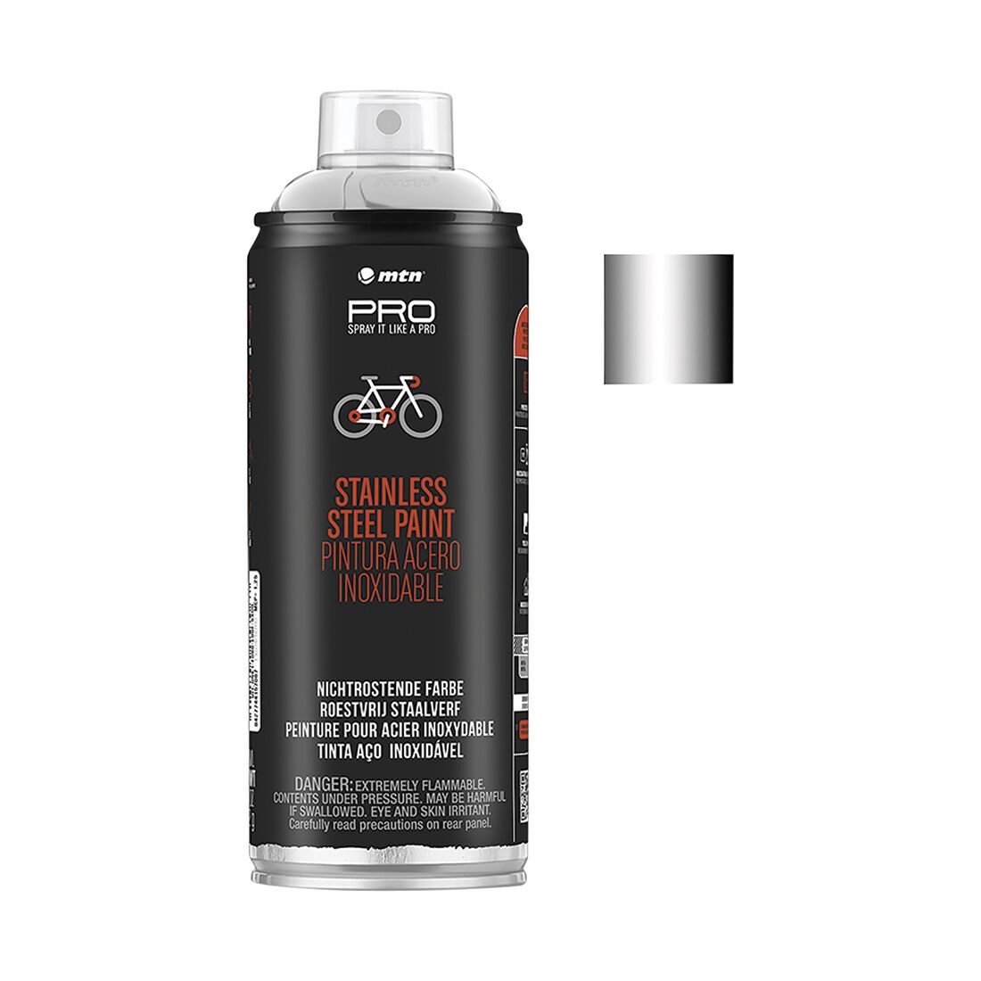 MTN PRO  Stainless Steel Paint 400ml, , scaau_hi-res