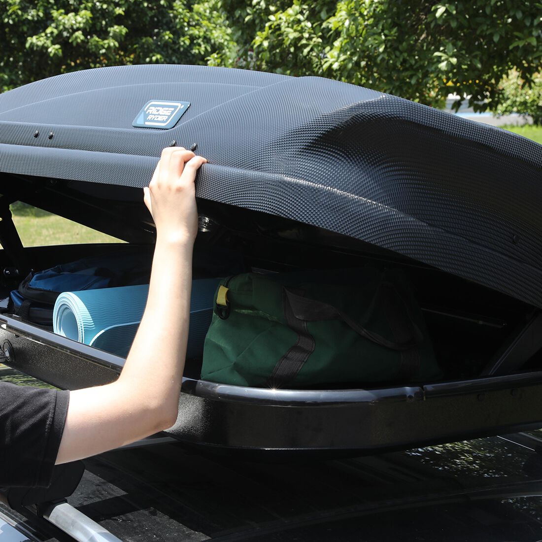 Ridge Ryder 335 Litre Roof Box, , scaau_hi-res