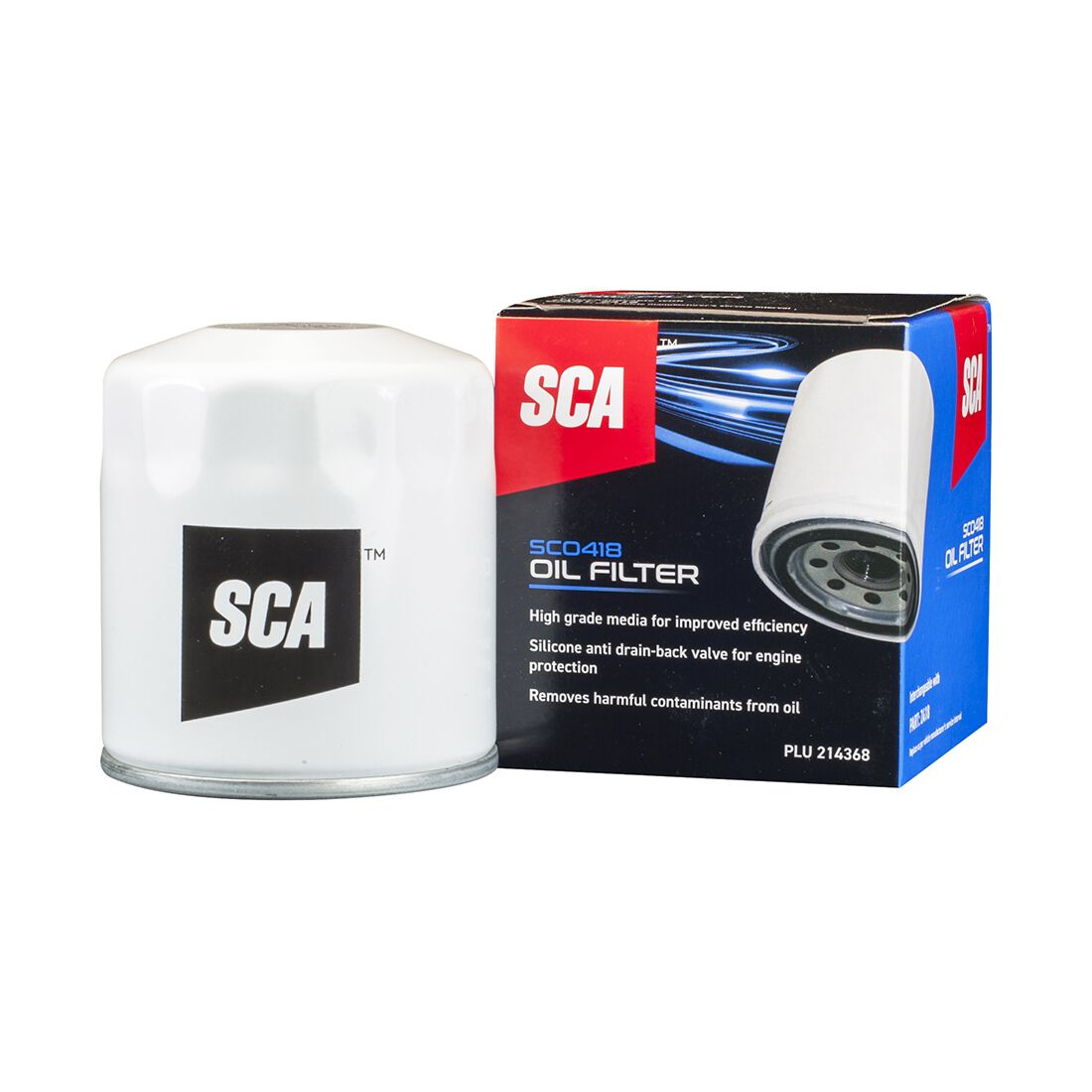 SCA Oil Filter SCO418 (Interchangeable with Z418), , scaau_hi-res