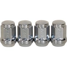 Calibre Wheel Nuts, Tapered, Chrome - SN12, 1 / 2inch, , scaau_hi-res