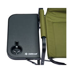 Oztrail Directors Classic with Side Table Chair, , scaau_hi-res