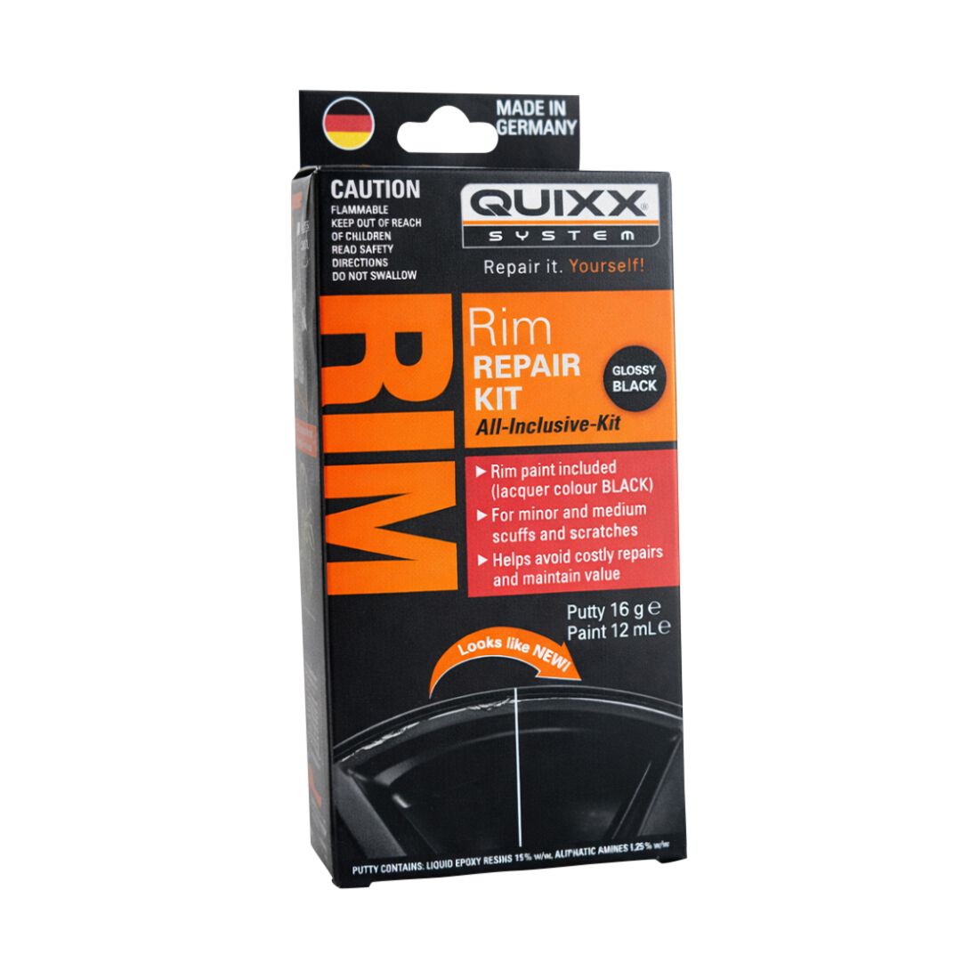 QUIXX Rim Repair Kit (Black Edition), , scaau_hi-res