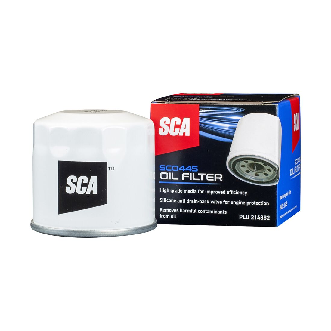 SCA Oil Filter SCO445 (Interchangeable with Z445), , scaau_hi-res