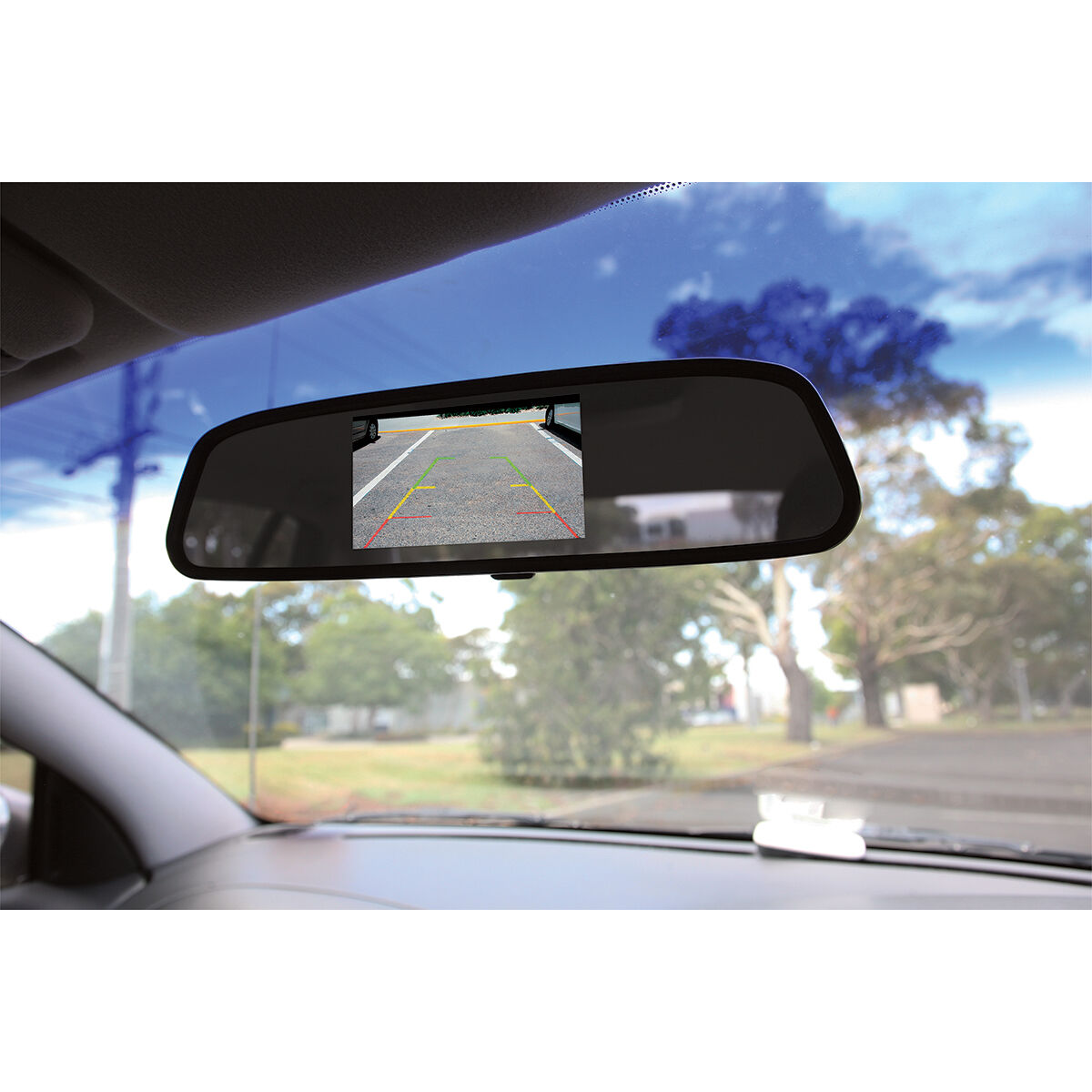 SCA SCA43M 4.3" Mirror Mounted Wired Reversing Camera, , scaau_hi-res