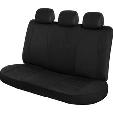 SCA Jacquard Seat Covers - Black Adjustable Headrests Rear Seat, , scaau_hi-res