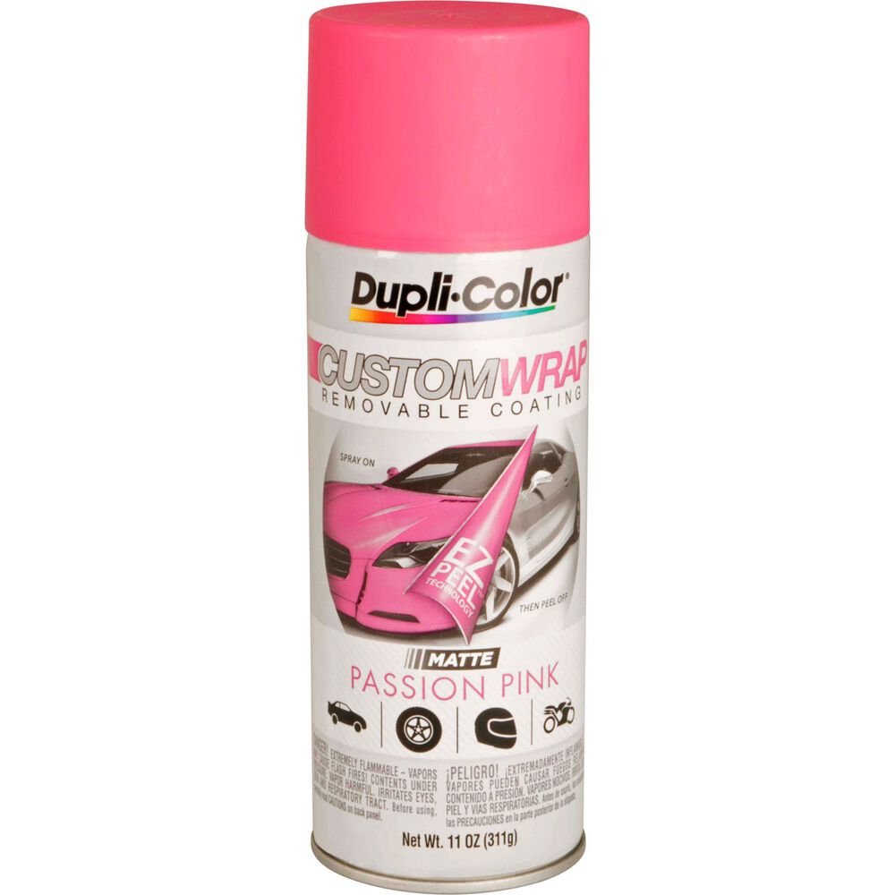 DupliColor Aerosol Paint Custom Wrap Matte Passion Pink, 311g