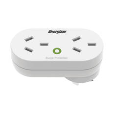 Energizer Double Adaptor Surge Protected, , scaau_hi-res