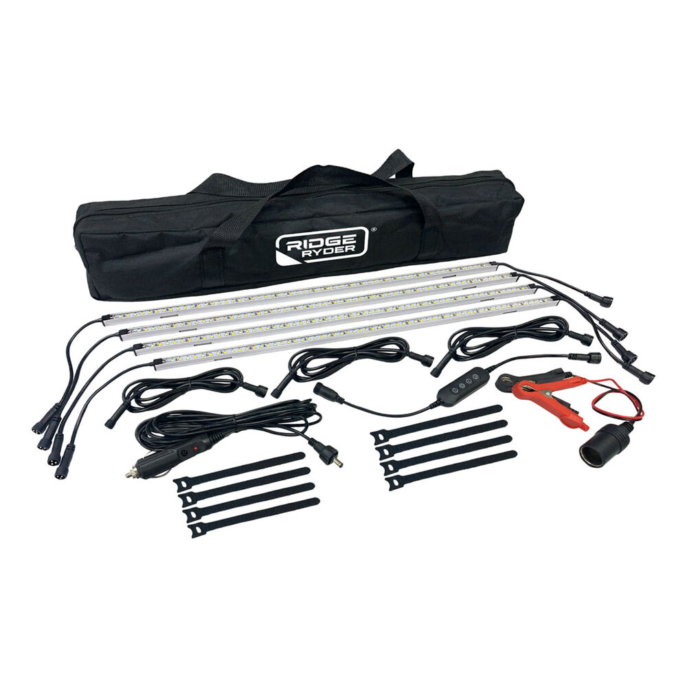 Ridge Ryder 4 Bar LED Camping Light Kit Supercheap Auto