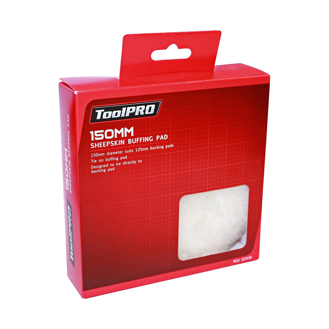 ToolPRO Sheepskin Buff Pad 150mm 6 Inch, , scaau_hi-res