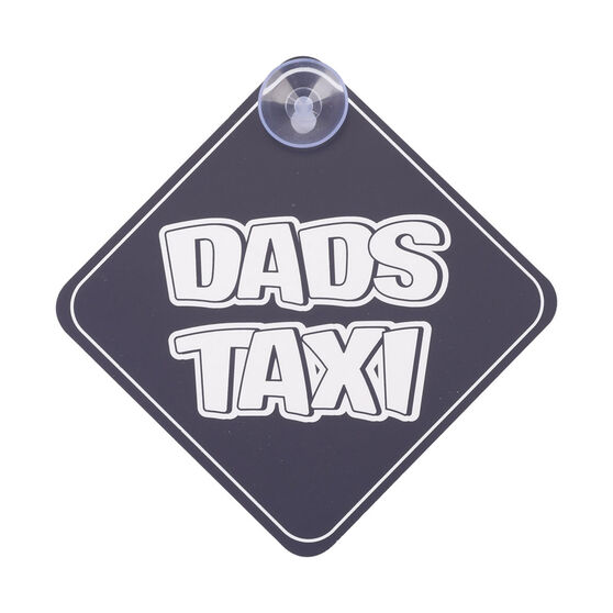 Cabin Crew Kids Dads Taxi Sign, , scaau_hi-res