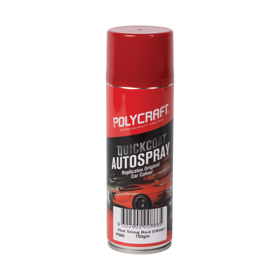 Polycraft Touch Up Paint Red Hot/Sting Red - DSH87 150g, , scaau_hi-res