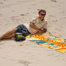 Sandman Beach Towel with Drawstring Bag, , scaau_hi-res