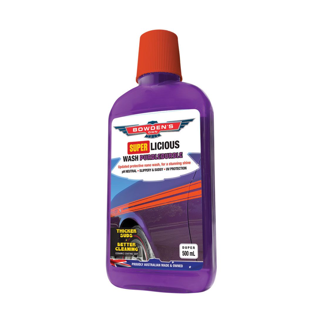Bowden's Own Superlicious Car Wash Purple 500mL Supercheap Auto
