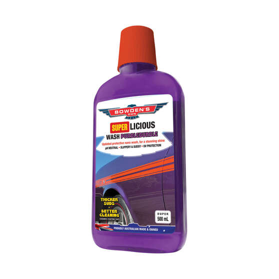 Bowden's Own Superlicious Car Wash Purple 500mL, , scaau_hi-res