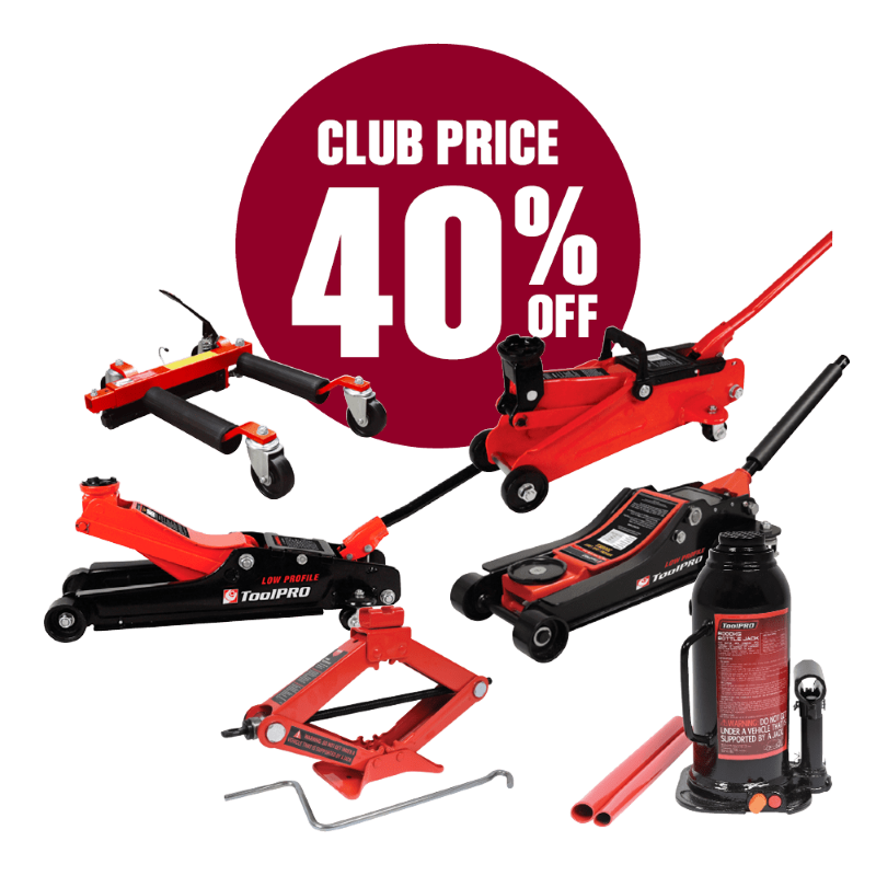 40% OFF SCA and ToolPro Jacks