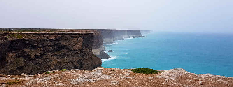 Soak up cliff top views along the Great Australian Bight