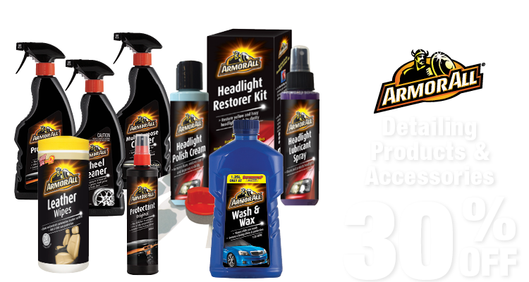 30% Off ARMOR ALL Detailing products & accessories