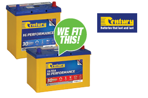 25% Off Century Automotive & 4WD Batteries