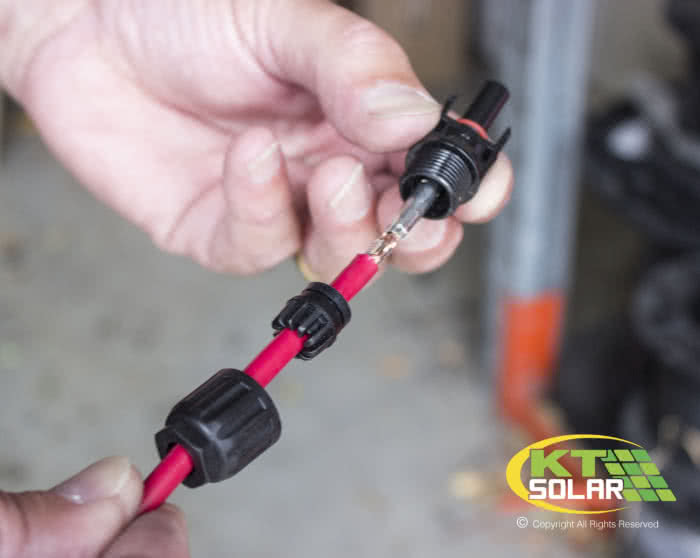 How to Install KT MC4 Connectors For Solar
