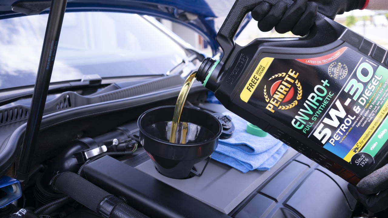 Topping Up Engine Oil