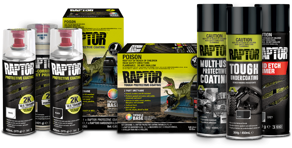 20% OFF RAPTOR Protective coating range