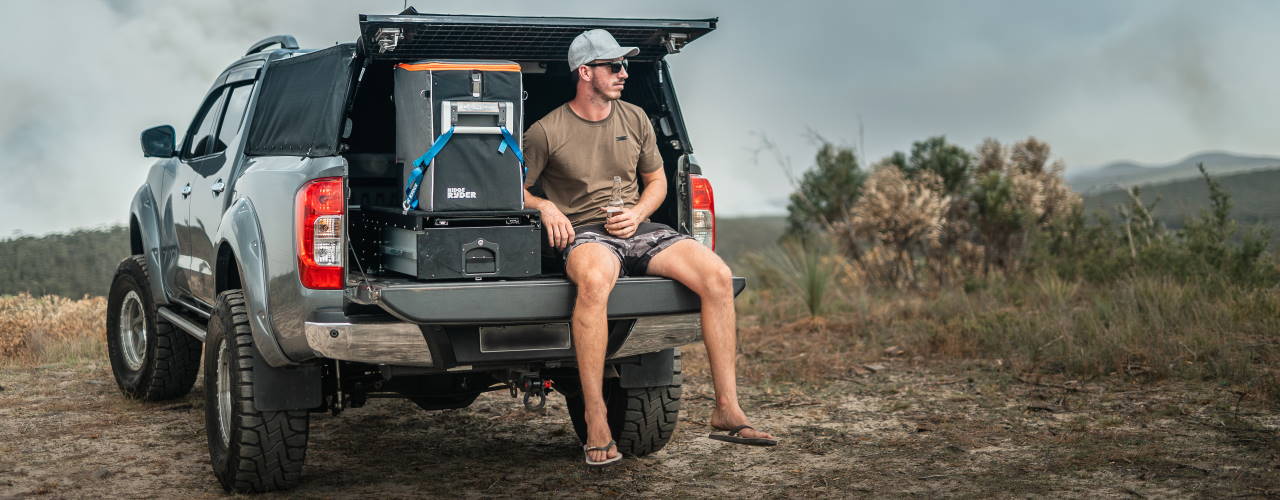 Fridge setup on ute