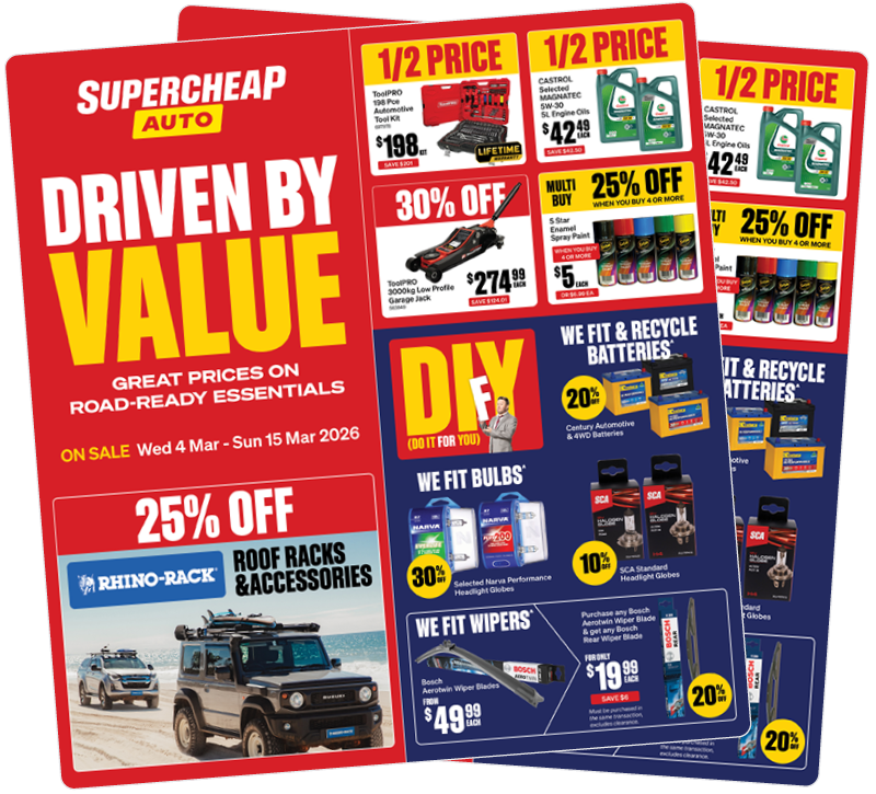 Supercheap Auto Sale Catalogue