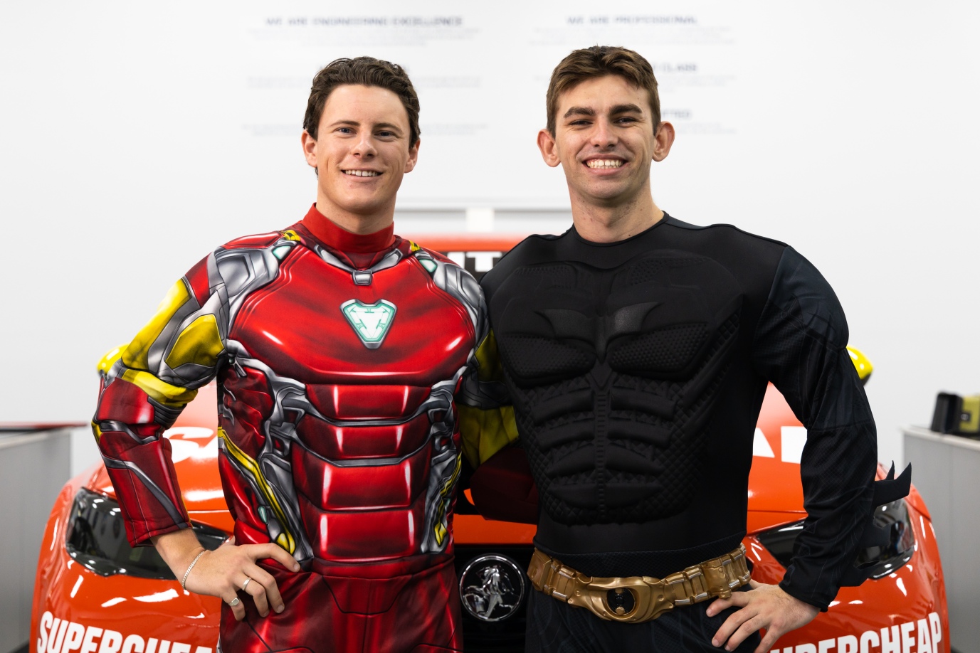 Superhero Drivers Declan Frase and Broc Feeney