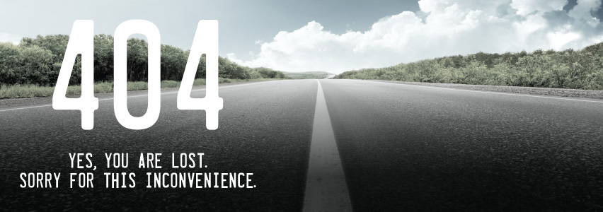 yes, you are lost. We're sorry for the inconvenience