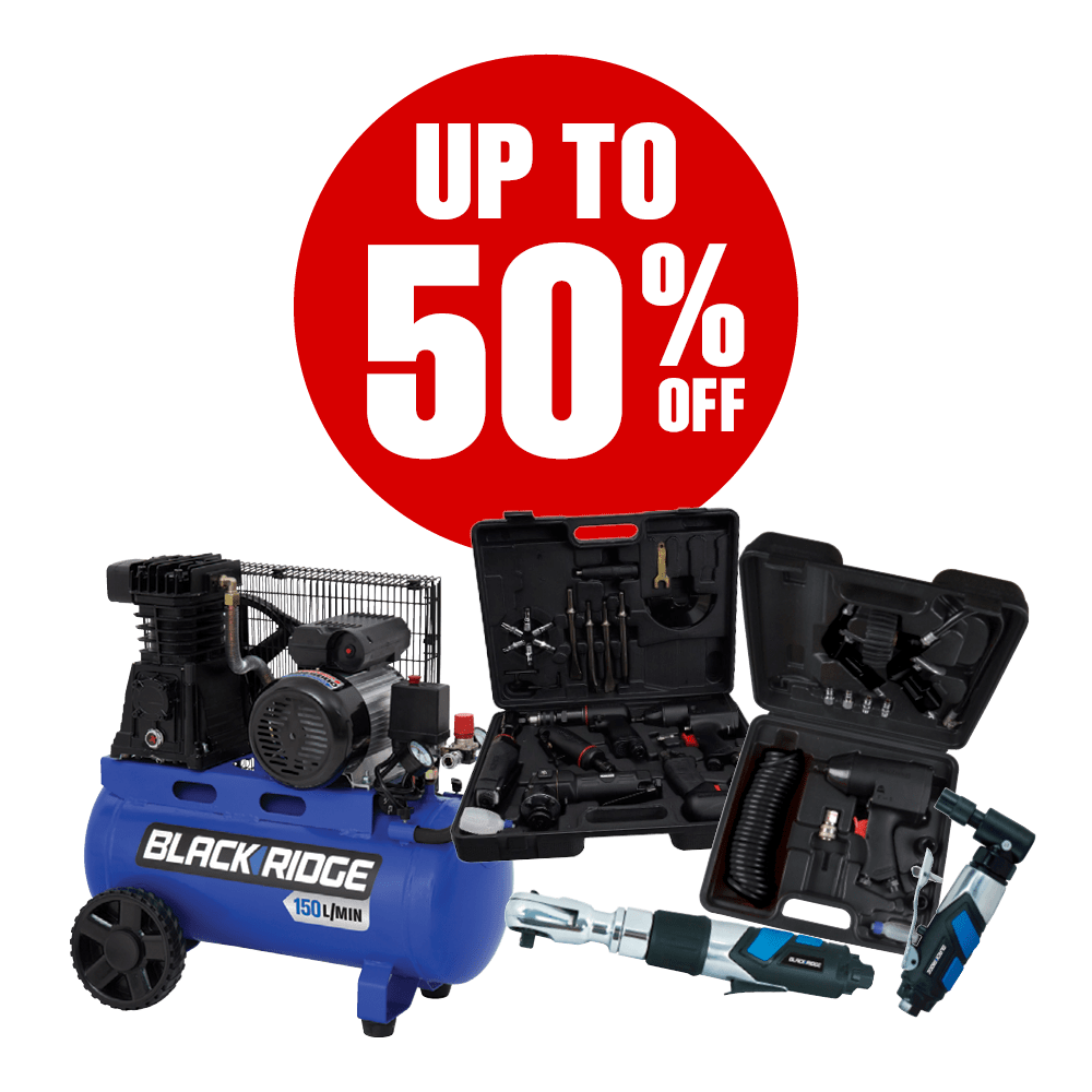 50% Off selected Balckridge Air Tools