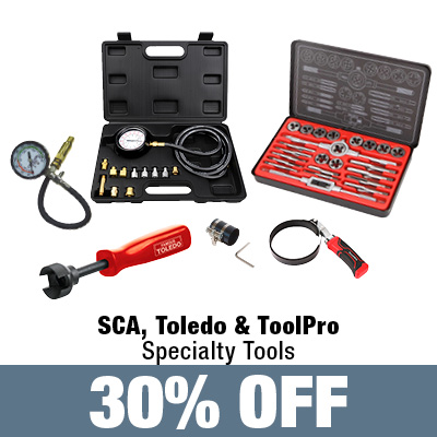 30% Off SCA, TOLEDO & ToolPRO Specialty Tools