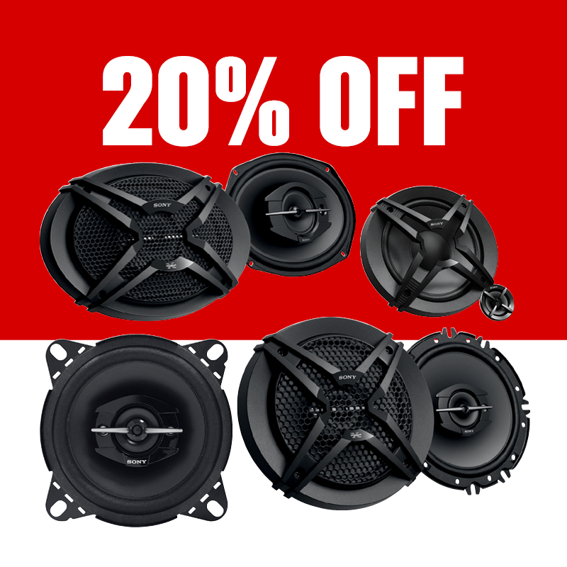 20% off Sony Speakers