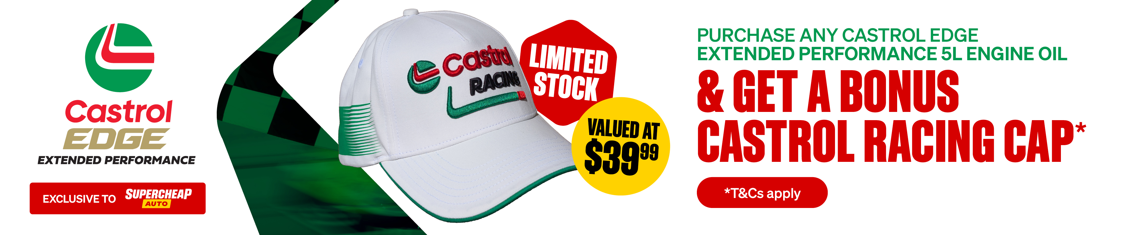 Bonus Castrol Racing Cap