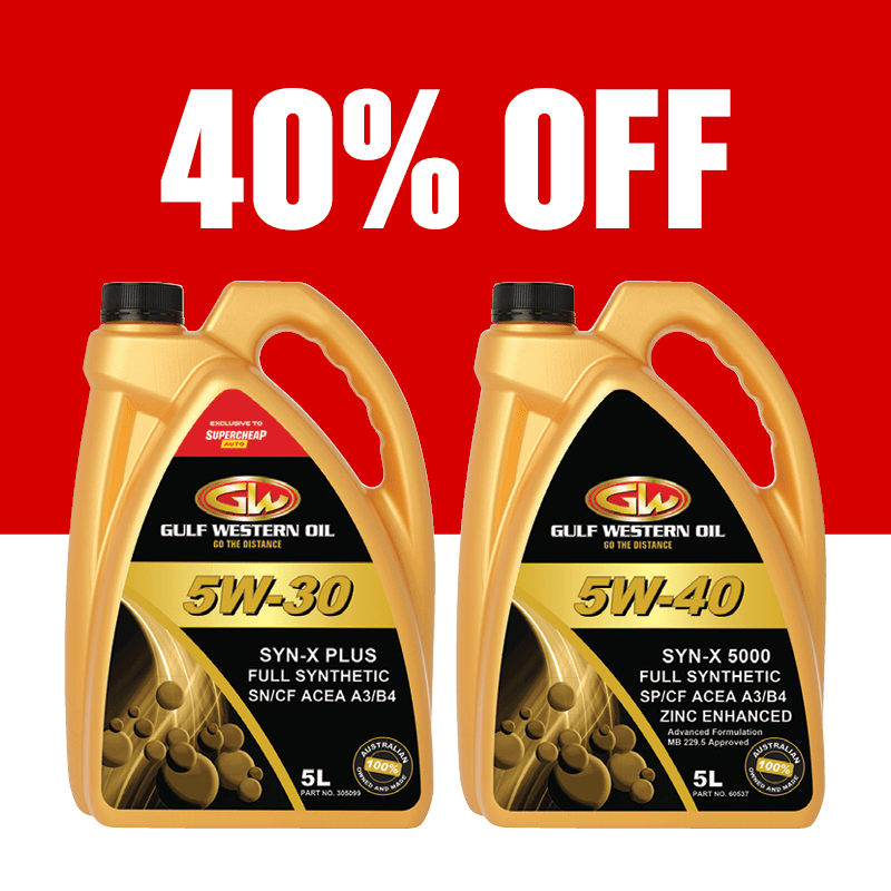 40% off gulf wester engine oil